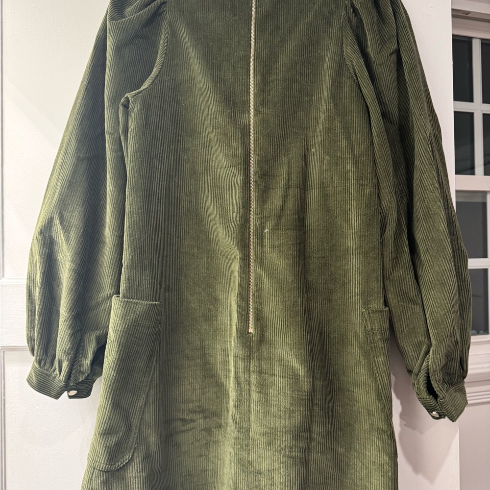 Ted Baker Green Corduroy Dress
